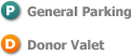 General Parking & Donor Valet