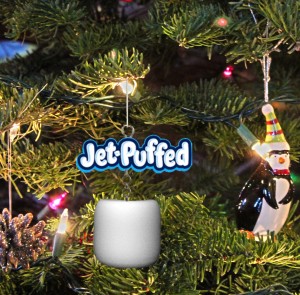 christmas orniment on tree